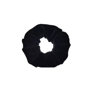 scrunchie terciopelo negro