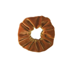 Scrunchie terciopelo mostaza